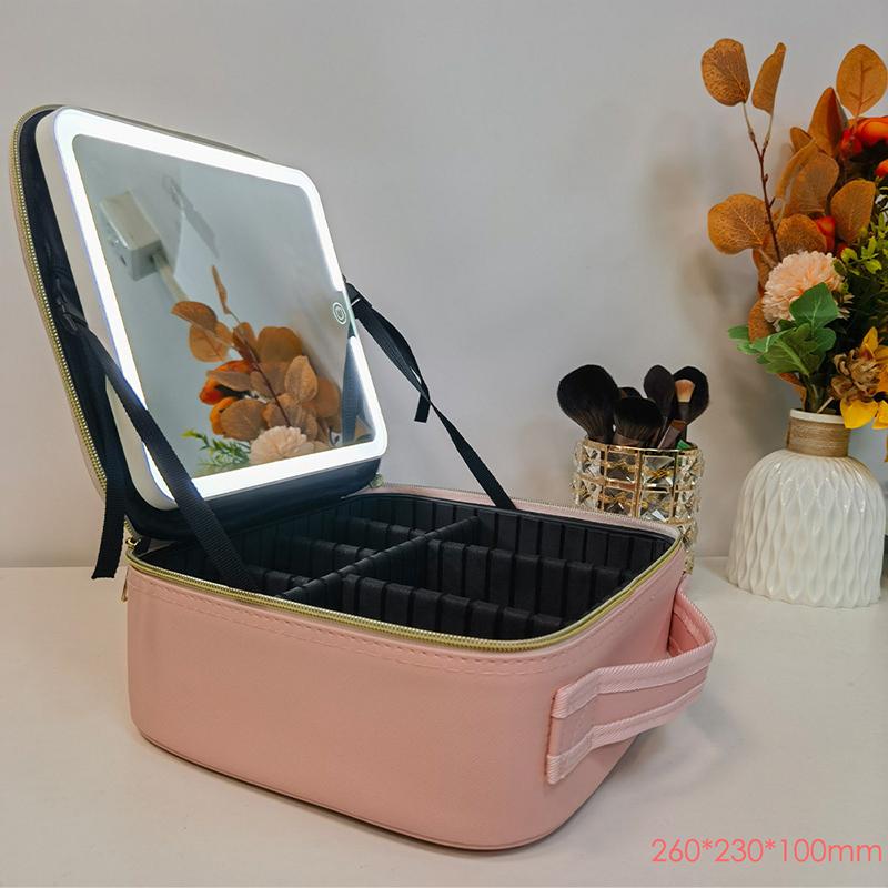 Sac organisateur de Maquillage avec Miroir éclairé (Vide)